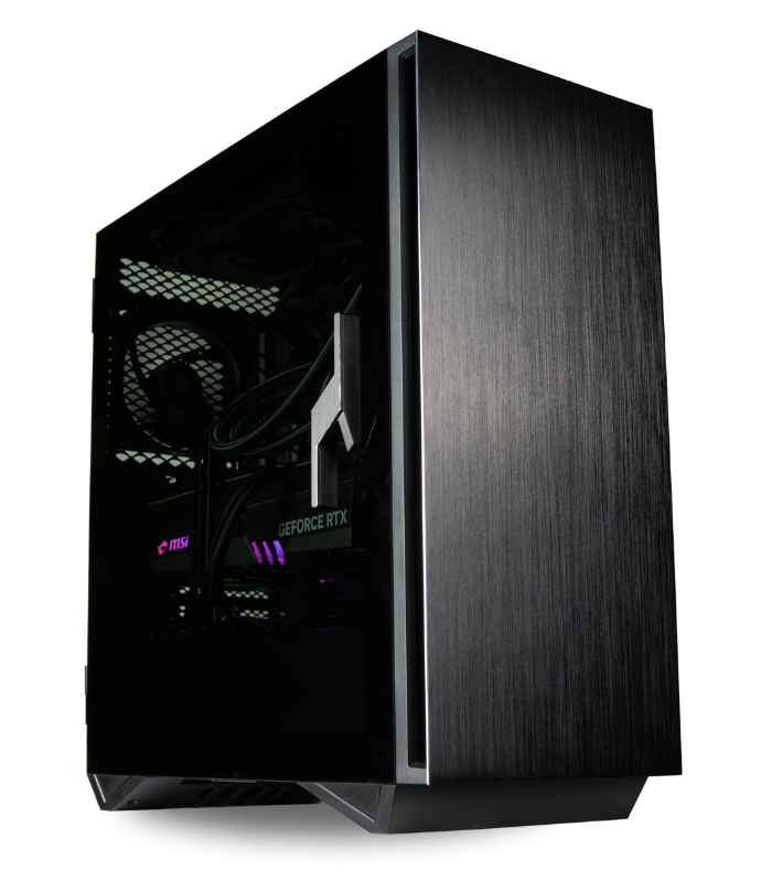 With all the powerful components we’ve included in the Sentinel Gaming Desktop, it is showcased behind an enormous tempered glass side window.