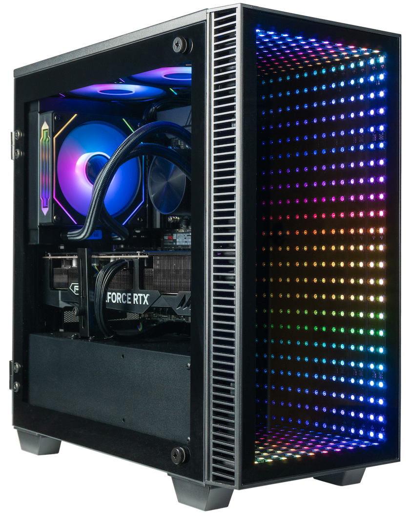 Continuum Micro Tempered Glass Gaming Desktop