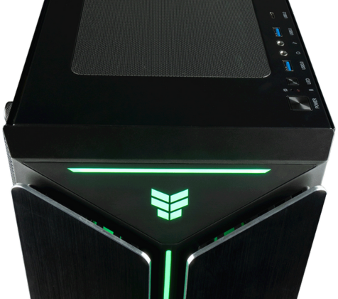 The Mantis gaming tower is equipped with a comprehensive array of input/output ports, including USB 3.2 Gen 2 Type C for rapid data transfers and other limitless capabilities.